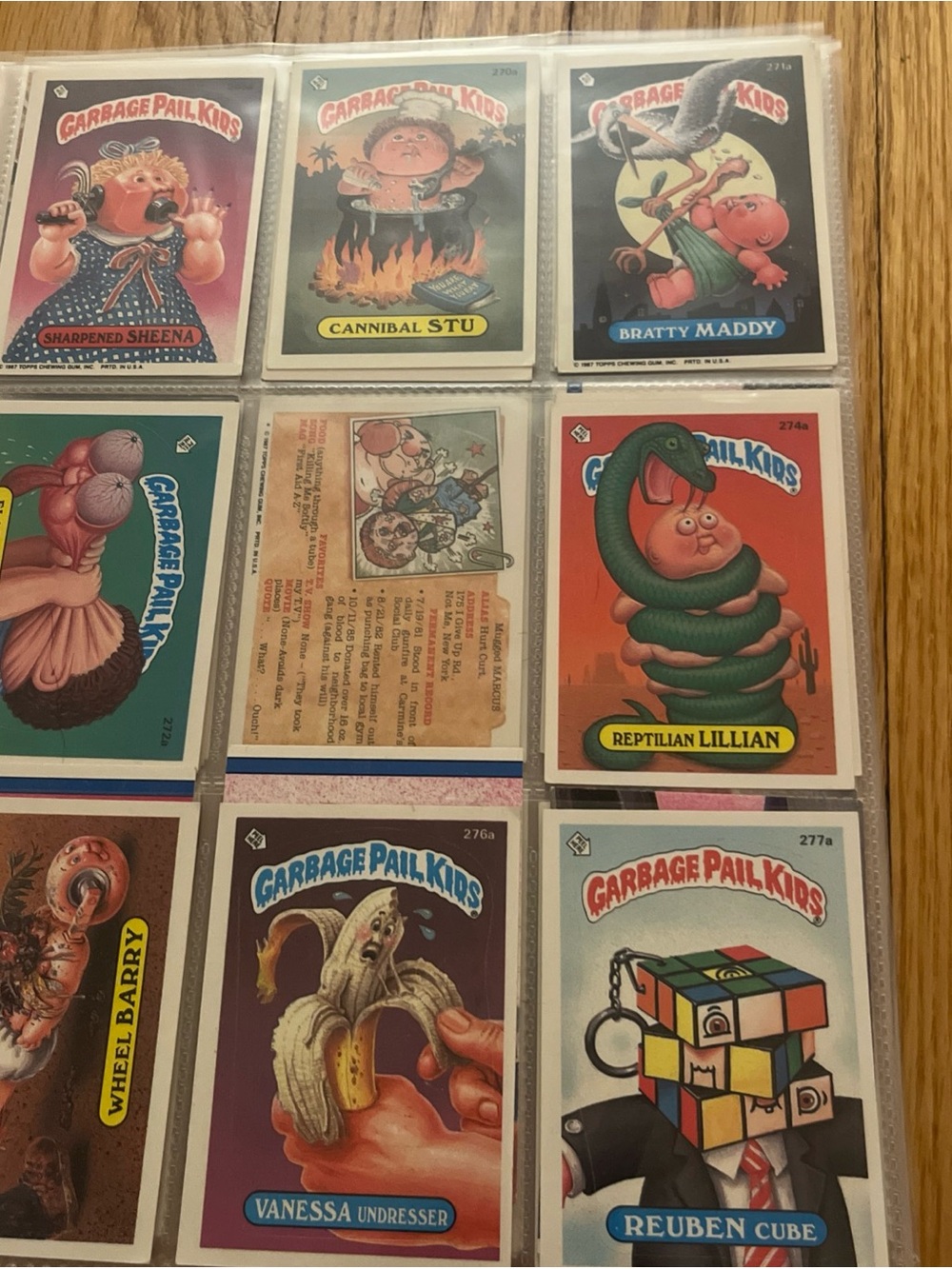1987 Topps Garbage Pail Kids Original 7th Series 7 almost Complete 70/84 - Picture 3 of 10